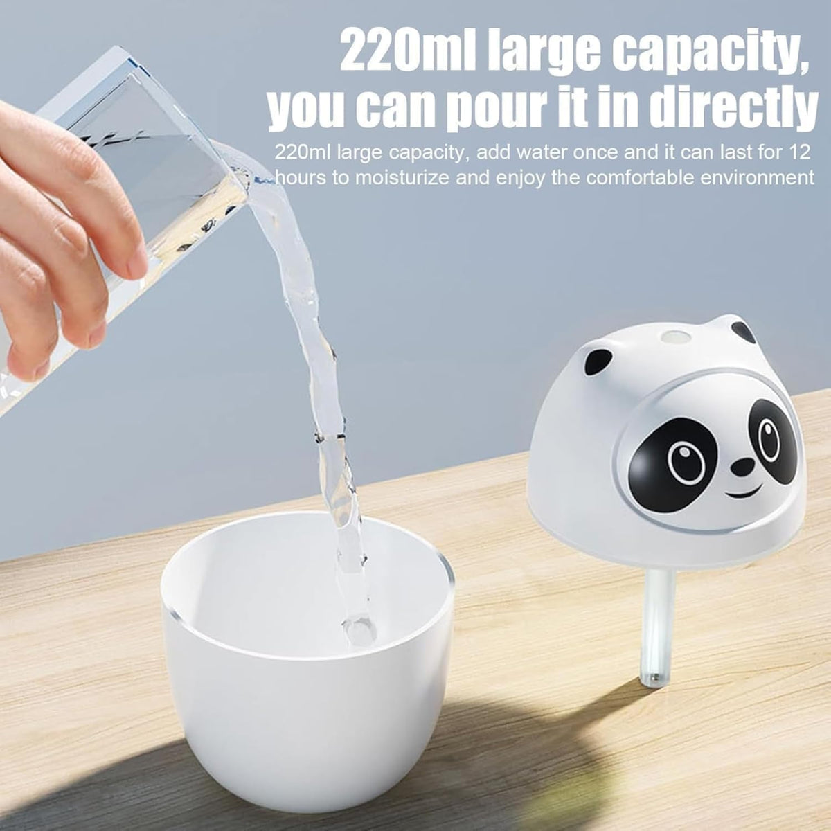 300ml Essential Oil Diffuser & Humidifier – Ultrasonic Cool Mist with Quiet Operation, LED Lights – Aromatherapy Air Freshener for Home, Office, Car(Colours May Vary)