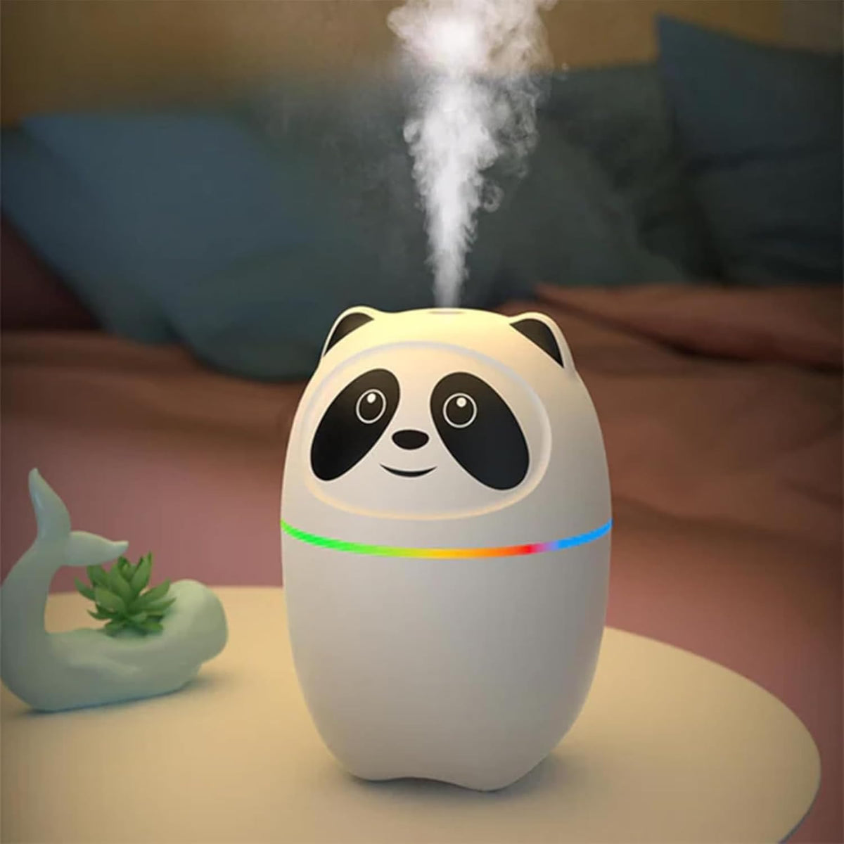 300ml Essential Oil Diffuser & Humidifier – Ultrasonic Cool Mist with Quiet Operation, LED Lights – Aromatherapy Air Freshener for Home, Office, Car(Colours May Vary)