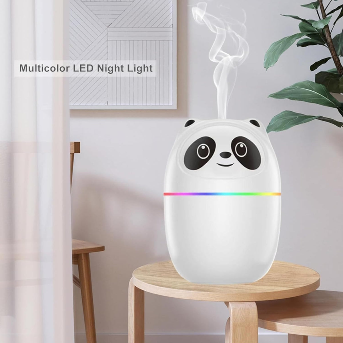 300ml Essential Oil Diffuser & Humidifier – Ultrasonic Cool Mist with Quiet Operation, LED Lights – Aromatherapy Air Freshener for Home, Office, Car(Colours May Vary)